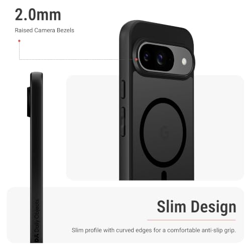 Image of DailyObjects Nimbus 2.0 Magnetic Phone Case Cover Compatible with Google Pixel 9 | Wireless Charging Slim Back Cover | 2 Layer Edge Protection & Shockproof