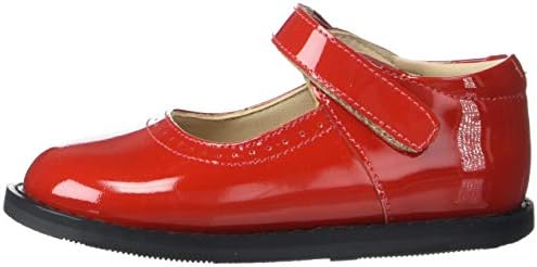 Elephantito Girls Scholar First Walker Shoe, Patent Red, 5 Toddler | Image 7