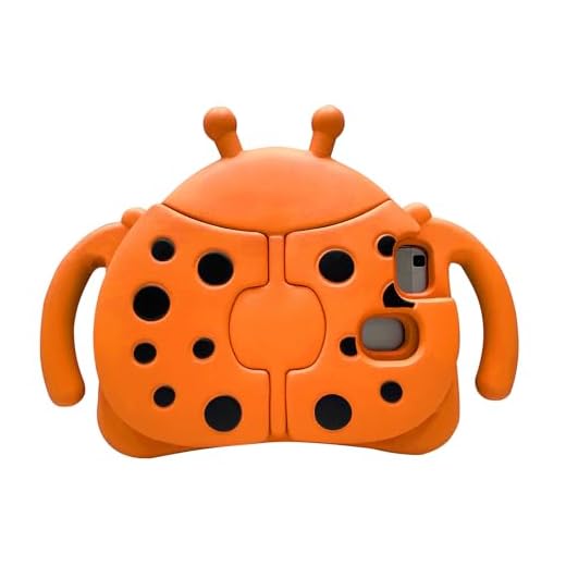 Capa infantil para Samsung Galaxy Tab A7 Lite de 8,7 polegadas (SM-T220/T225/T227, versão 2021), leve e à prova de choque, capa infantil fofa de EVA para Galaxy Tab A7 Lite 8,7 polegadas, laranja
