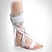 AFO Drop Foot Support Splint Ankle Foot Orthosis Support (Large/Left: 27.5cm)
