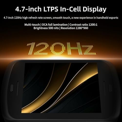 Consola de juegos portátil plegable con pantalla IPS, sistema Android y batería de larga duración para juegos portátiles