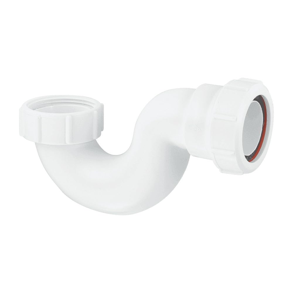 Mcalpine Q10 19Mm Shallow Bath Trap, White