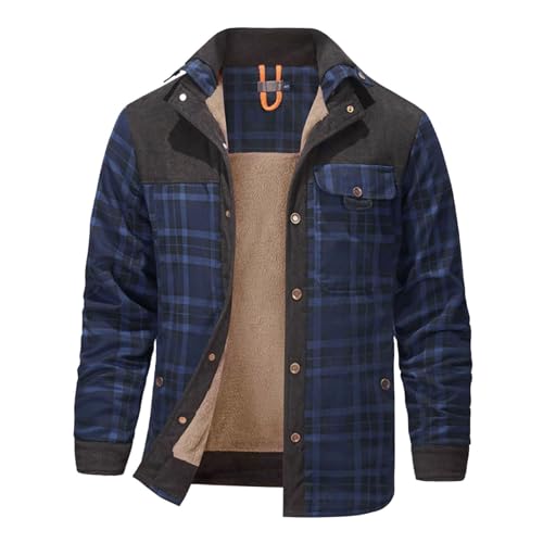 Veste polaire avec plusieurs poches style chemise flanelle thermique