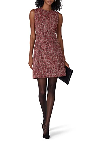 Adam Lippes Collective Rent the Runway Pre-Loved Red Tweed Sheath Red 4
