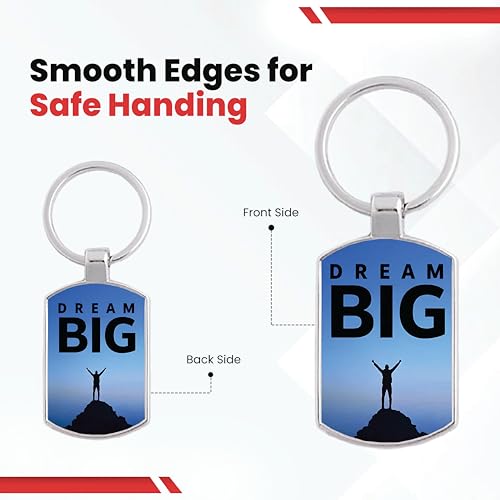 Image of Premium Printed Metal Keychain for Men & Women | High-Definition Artwork Print | Durable Key Ring for Car, Bike, Home & Office Keys | Stylish Decorative Key Holder Gift