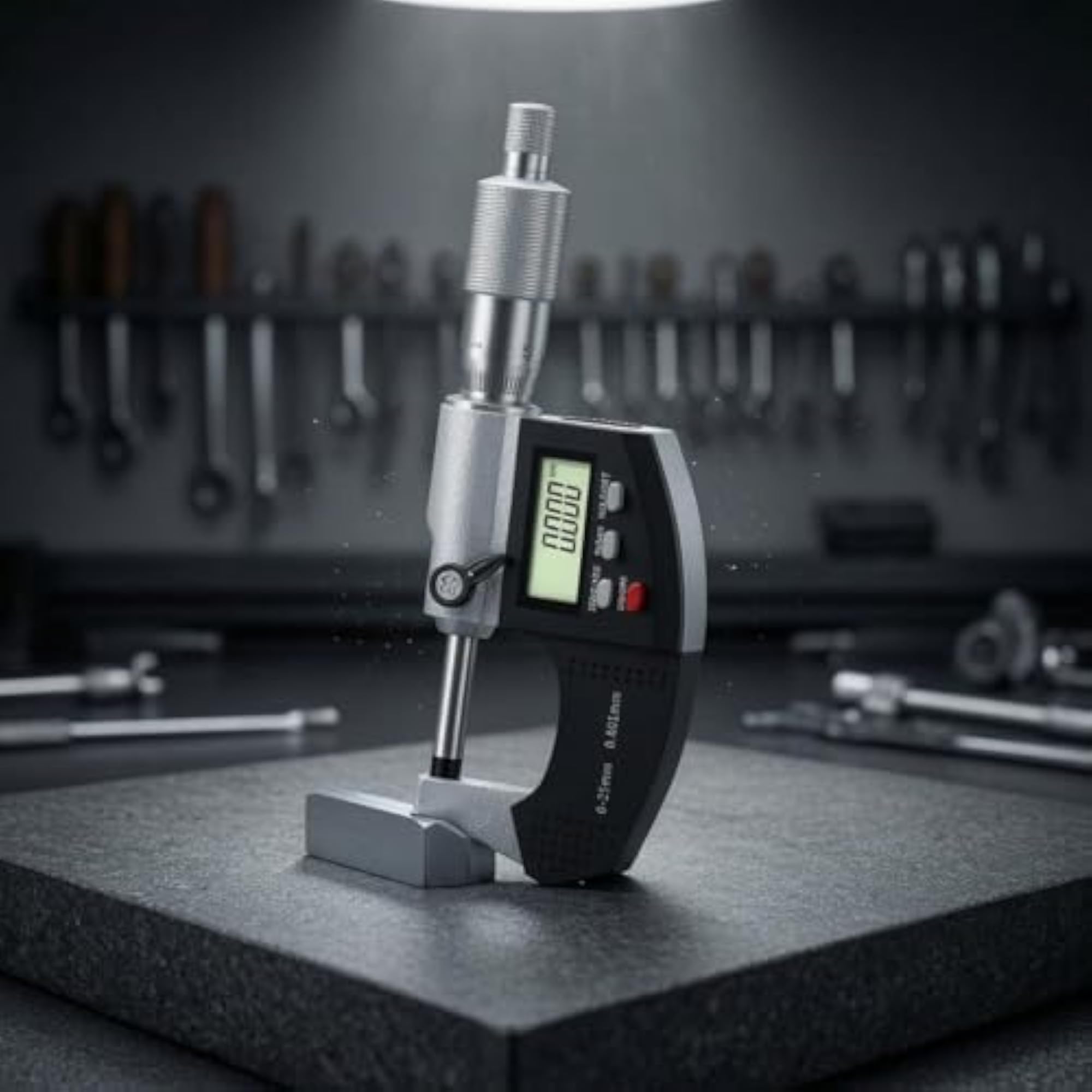 Two-purpose Digital Micrometer with 0.001 Mm Resolution