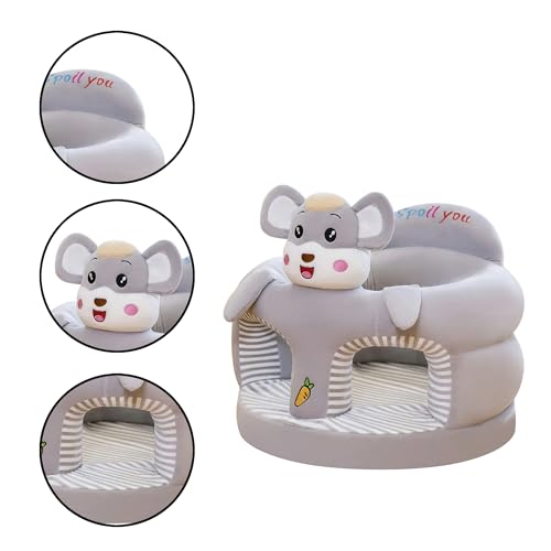Image of Besties Cotton Toddlers Training Seat Baby Safety Sofa Dining Chair, 12-24 Months (Mouse Baby Chair)