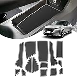 SXCY 新型 日産 ノートオーラ E13 ラバーマット ノートオーラfe13 インテリアラバーマット note e13 ドアポケットマット 滑り止めシート 傷防止マット ノイズ軽減 日産オーラ アクセサリーパーツ 内装パーツ 防汚れ 14枚