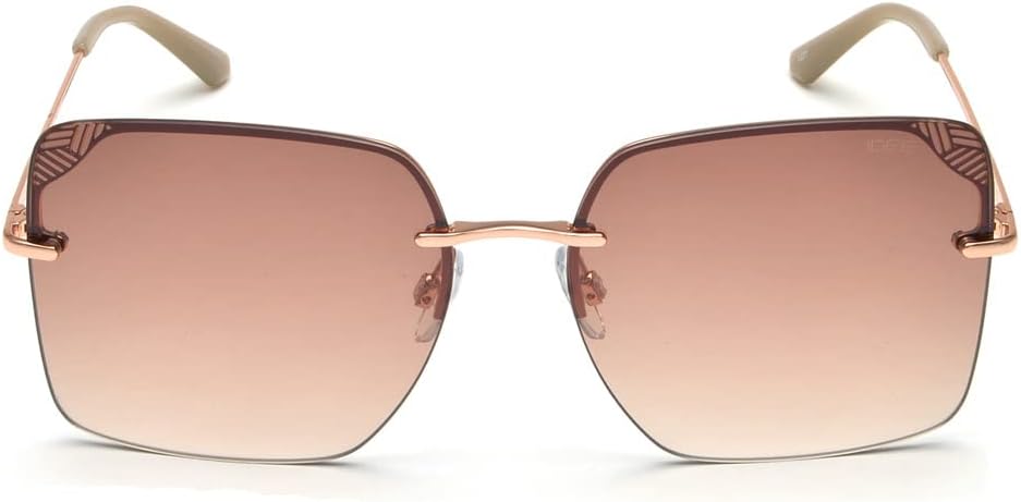 IDEE Women's Half Rim Sunglasses 100% UV Protection (UV400) Square Multicoloured M