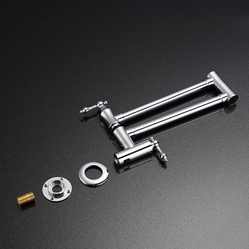 Grifo de cocina plegable de pared en acabado cepillado premium 3