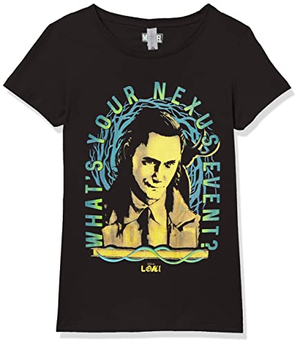 T-shirt Marvel fille noir anti-déformation taille L