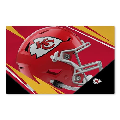 Northwest The Company NFL Washable Rug, 20" x 32", Shredder, Team Colors (20" X 32", Kansas City Chiefs)