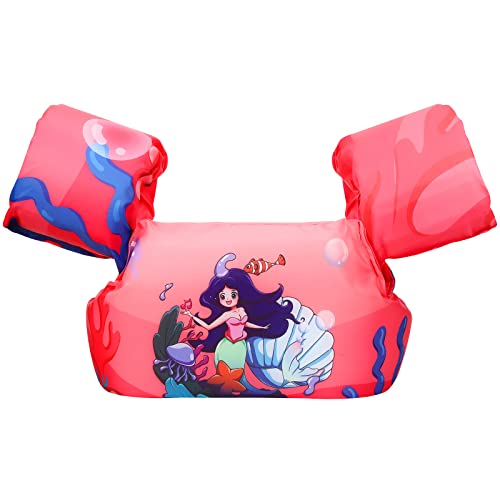 Toddler Swim Vest for 20-30+ lbs Kids, Baby Swim Floaties, Swimming Water Wings, Puddle Pool Swimmes Jumper for 1-3 Years Old Girls Boys