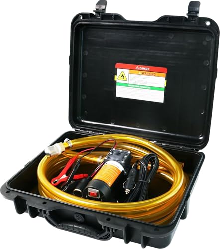 12V Gasoline Transfer Pump Set (110 GPH)