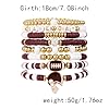 RINHOO Game Day Bracelets for Women Stackable Heis... #5