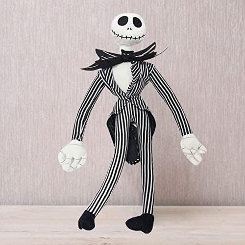 Nightmare Before Christmas Doll Jack Skellington Plush Stuffed Toys Cute Skeleton Plush Doll Toy Decorative Props Doll Plush Doll For Halloween Christmas Birthday Gift, 50cm