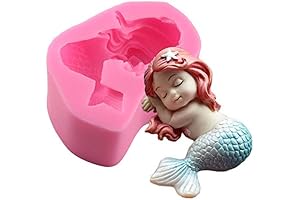 Mermaid Princess Silicone Mold for Captivating Creations