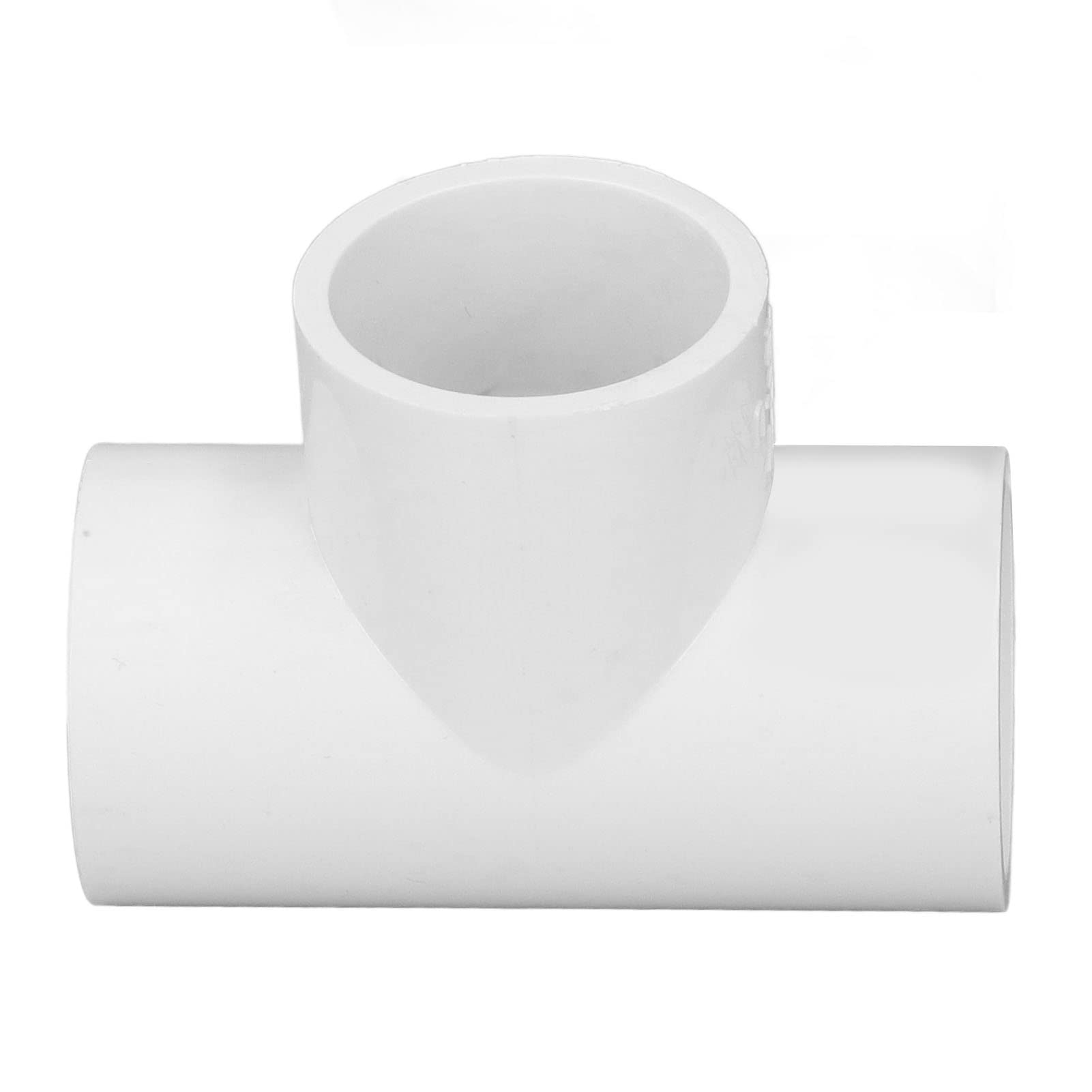 Gomito a T a 3 Vie, Materiali in PVC, Raccordi Durevoli per l'approvvigionamento Idrico, Diametro Interno 20 Mm per Irrigazione e Impianti Idraulici (32 mm)
