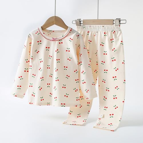 𝐏a𝐣amas for Toddler Boys Girls Soft Cotton Kids Cartoon Print 𝐋oun𝐠ewear Comfort Long Sleeve 𝐒lee𝐩wear with Pants3