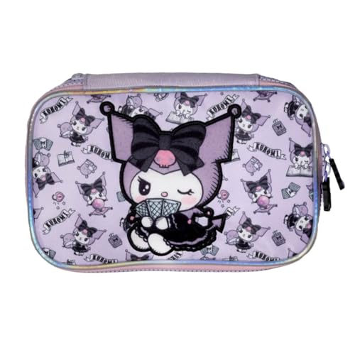 Estojo Box Escolar Kuromi Tween - Utility Plush