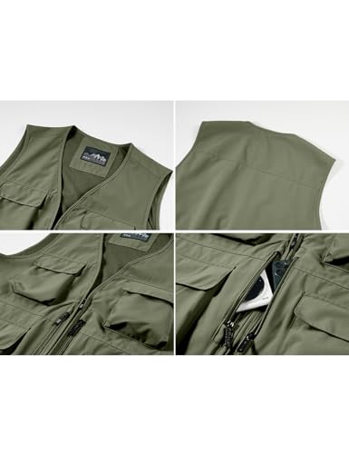 Chaleco de pesca para hombre tipo cargo soluciona el espacio para tus herramientas 3