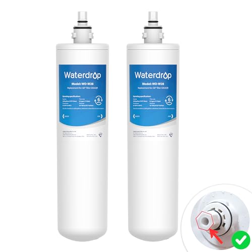 Waterdrop FQK1R GXULQR Water Filter Replacement for GE FQK1R 2 Pack
