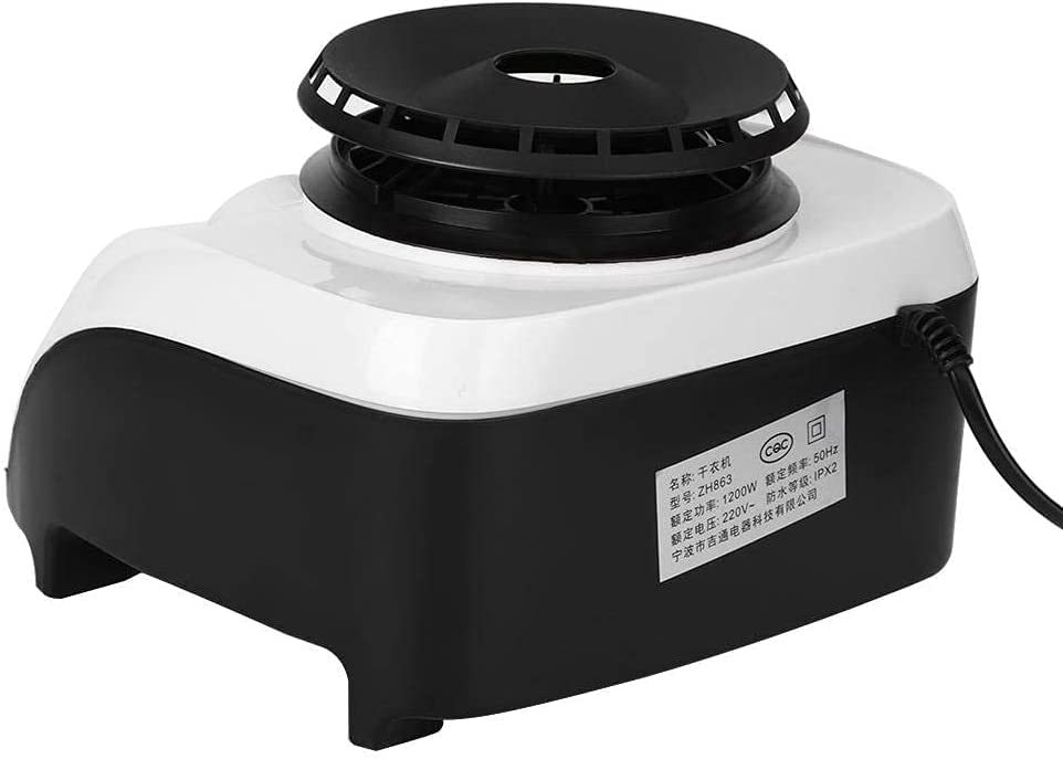 ZHIRCEKE 1200 W elektrische kledingdroger hete lucht droger hoge efficiëntie stille droger elektrische droger 220 V 20 * 30 * 15 cm EU-stekker 220 V 20 * 30 * 15 cm - Image 8
