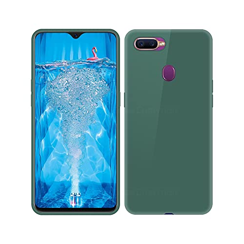 Image of Case Creation Luxurious OG Series for Oppo F9 Case Cover,Anti-Dirty Slim Case Frosted Matte Cute Candy TPU Raised Bezel (Splash of Color) Back Cover for Oppo F9 -Wine Green