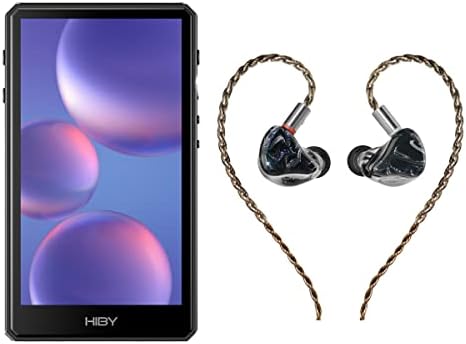 HiBy R5 Gen 2 Hi Res Audio Player & Crystal6 ii Wired Headphones