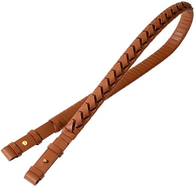 30.71" Braided Leather Strap for Purse Replacement Straps for Crossbody Leather Bag Strap Replacement Purses Straps Red