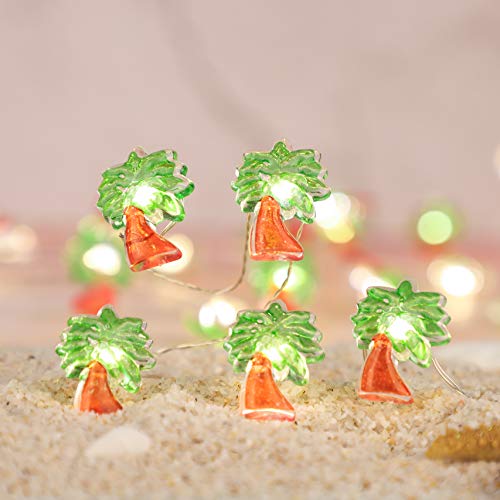 Silverstro Holiday Palm Tree LED Lights 10FT 30LEDs USB & Battery Operated 8 Modes Fairy Lights with...