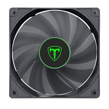 Cooler Gabinete T-Dagger T-TGF100 (120mm/3 pin e molex/1200RPM) - Preto