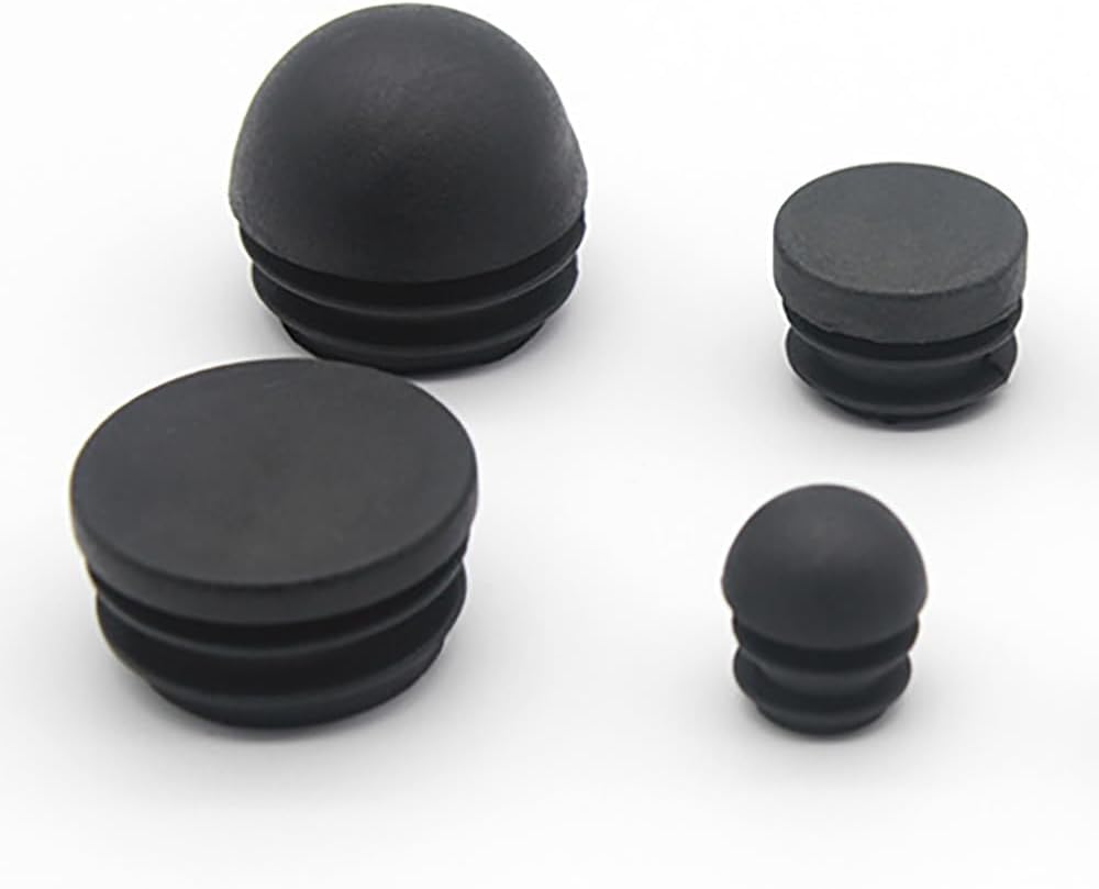 30Pcs 1-1/4 Inch/32 mm Round End Caps Plugs Plastic Chair Leg Inserts, Round Tube Inserts Furniture Glides End Caps Chair Leg Glide Furniture Protectors