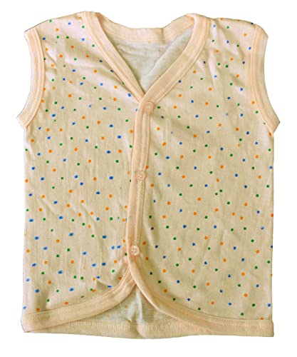 Image of New Born Baby Itch Free Feel Free Star Printed 100% Cotton Jabla Combo (Set of 10)(0to6 Months)
