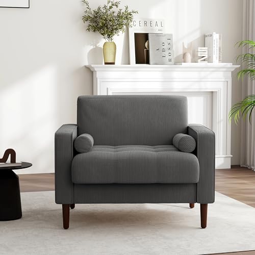 Sillón Plegable Corduroy Gris