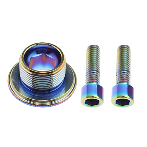 Create idea M18 Bike Crank Cover with 2PCS Bolts Hex Head Cr