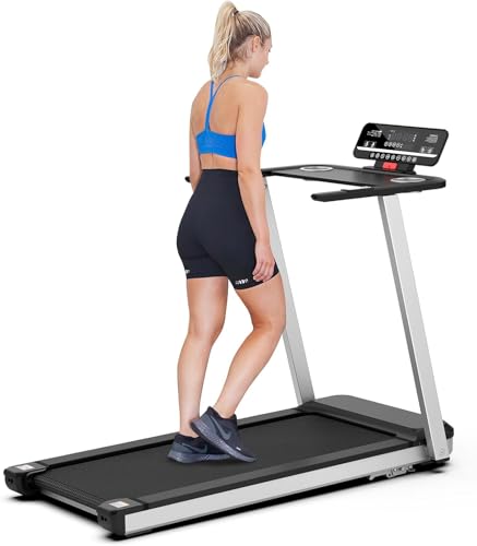 NAYSAYE Walking Pad Treadmill, Portable Treadmill with Adjustable Incline, Supports up to 265 Lbs, Under Desk Treadmill Walking Treadmill for Home and Office Fitness