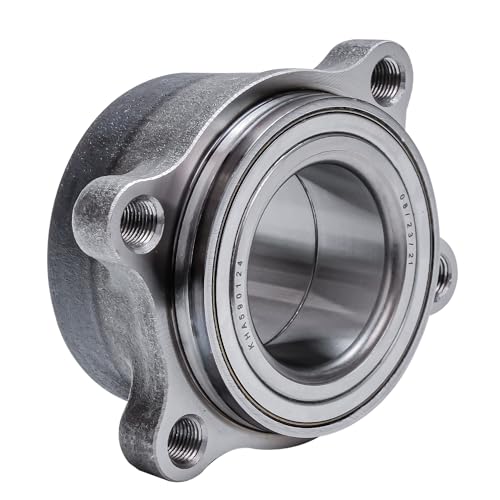 Image of Detroit Axle - 2WD Pair Front Wheel Bearing Modules for 2003-2008 Infiniti FX35 [3.5L], 2 Wheel Bearing Modules 2004 2005 2006 2007 Replacement