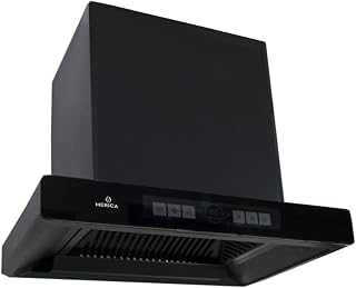 MERICA Auto Clean Wall Mounted Chimney For Kitchen (Black)