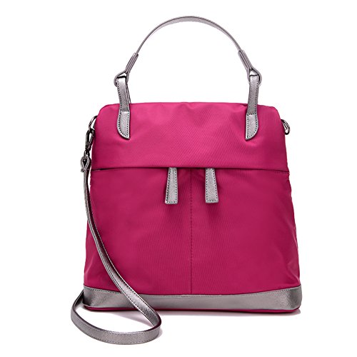 Sac à bandoulière en nylon oxford rétro pour femme - Pochette mobile légère