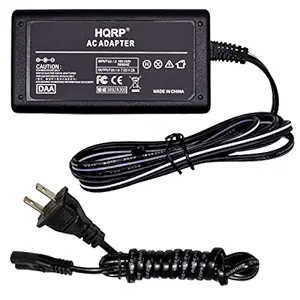 HQRP AC Power Adapter for Sony SLT-A65 SLT-A65V SLT-A65VK SLT-A77 SLT-A77V SLT-A77VQ SLT-A57 SLT-A57K DSLR-A390 a390 SLT-A99 Digital Camera + Euro Plug Adapter