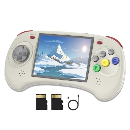 Dosnura RG ARC-D Retro Handheld Game Console 4 in IPS Screen Linux and Android 11 System RK3566 CPU 64Bit Video Game Player Built in 3500 mAh Battery Compatible with Bluetooth 4.2 and 5G WiFi(Gray)