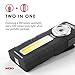 300-Lumen LED Work Light Flashlight: Durable Pocket Sized Magnetic Flashlight Featuring 2 Light Modes, A Pocket Clip, Hanging Hook and Magnetic Base - NEBO TINO 6809 – Assorted Color Option