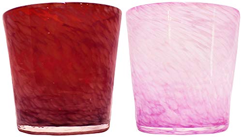 Tida Kobo Rock Glass, Pack de 2, 8.5 cm diámetro