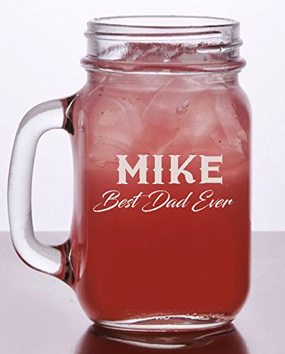 Personalized Drinking Jar With Handle - 16Oz #TOP14