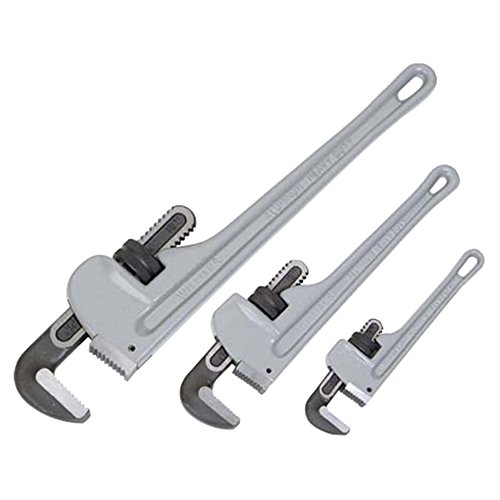 3 PCS ALUMINUM PIPE WRENCH SET (13542) �A���~�p�C�v�����`�Z�b�g 3�{ JHW13542
