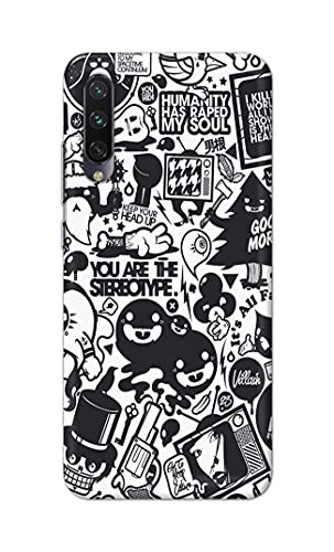 Image of Printed Hard Back Cover Case for Mi A3 Back Cover (Mixed Cartoon) -702