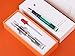 Lanxivi Majohn C1 Fountain Pen Fine Nib Clear Transparent Acrylic Resin, Mini Pocket Pen, Eyedropper,Cartridges and Converter Filling