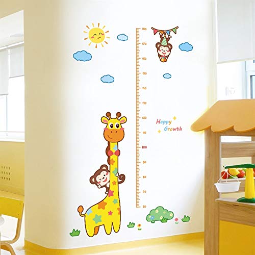 Medidor de pared infantil para controlar el crecimiento sin manchar 6