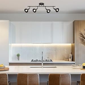 Kira Home Broadway 30" Industrial 4-Light Directional Track Lighting, Vintage Wall/Ceiling Light + Adjustable Heads, Oil Rubbed Bronze Finish Kira Home Broadway 30 Industrial 4 Light Directional Track Lighting Vintage WallCeiling Light Adjustable Heads Oil Rubbed Bronze Finish